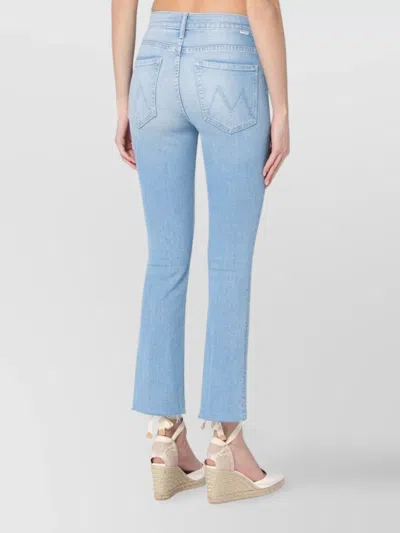 Mother Trumpet Jeans The Dodger Sneak Light Washed In Blue