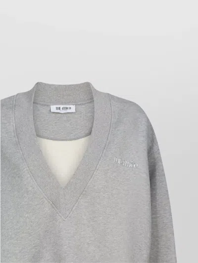 Attico Sweatshirt In Gray