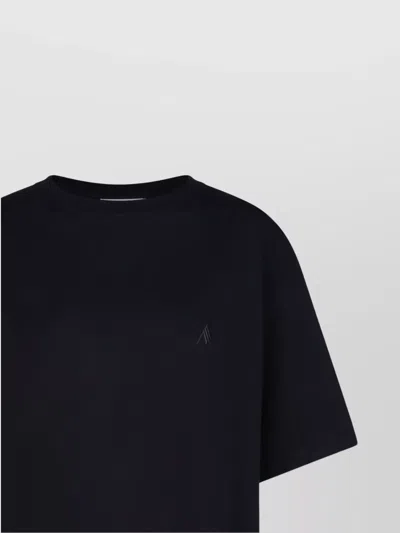 Attico Oversized T Shirt In Black