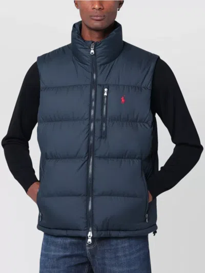 Polo Ralph Lauren Padded Gorham Black Vest In Blue
