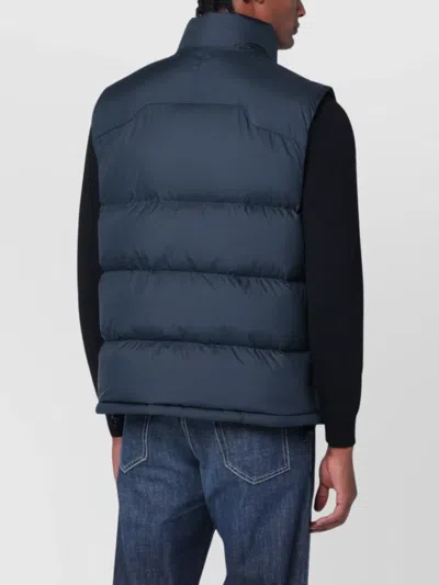 Polo Ralph Lauren Padded Gorham Black Vest In Blue