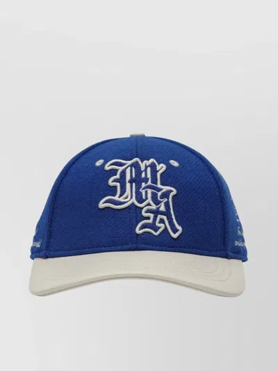 Amiri Ma Spirit Logo-embroidered Cap In Blue