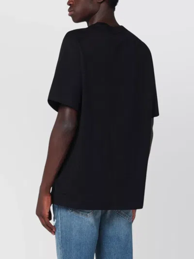 Amiri Cotton T-shirt With Logo Print In Black