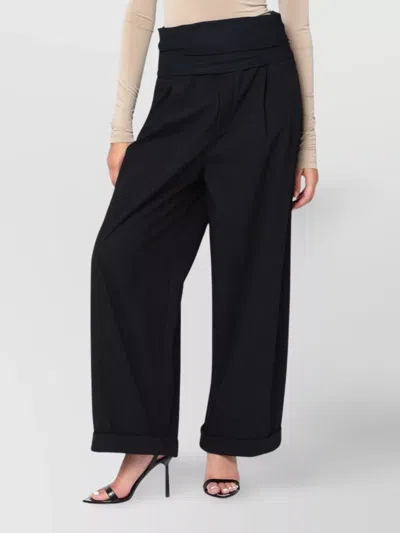 Darkpark Wendy Trousers Elastic Waistband In Black