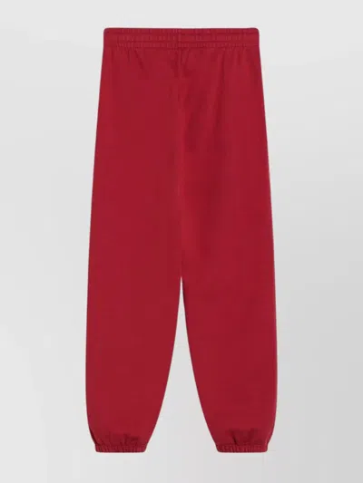 Anine Bing Jogging Pants With Elastic Waistband And Cuffs In Red