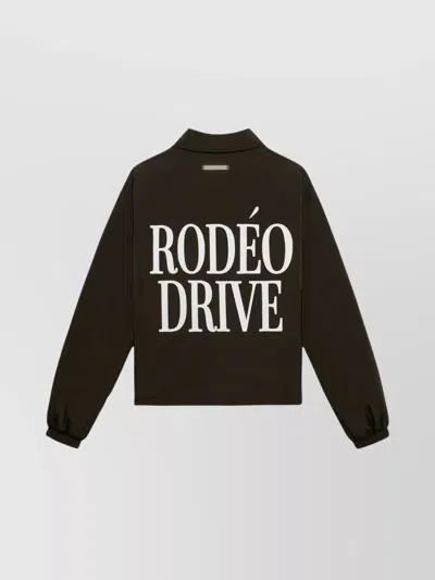 1989 Studio Solid Color Rodeo Jacket With Contrasting Print In Green