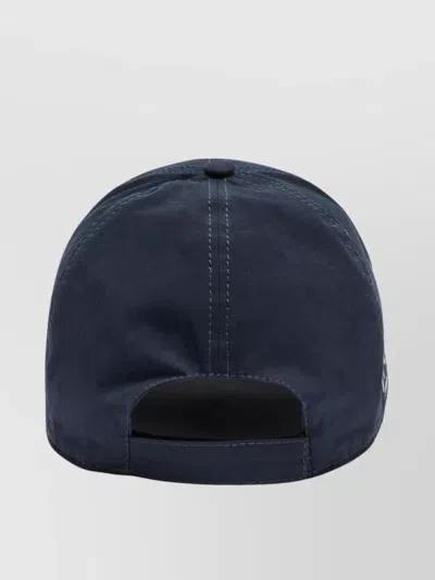 1989 Studio Solid Color Cap With Embroidered Logo In Blue