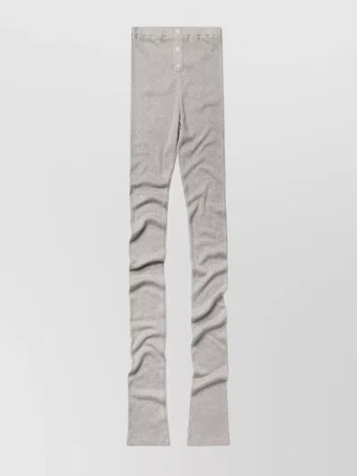 1989 Studio Stretch Fabric Waffle Leggings In Gray