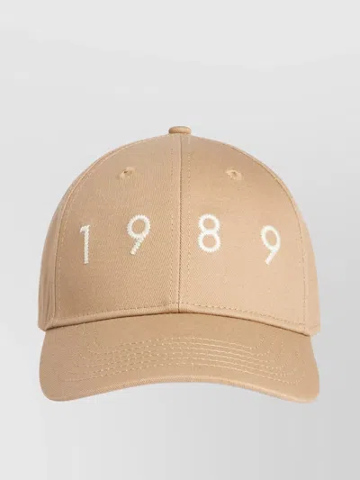 1989 Studio Solid Color Cap With Embroidered Logo