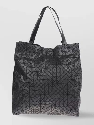 Bao Bao Issey Miyake Spacious Leather Tote With Geometric Triangular Design