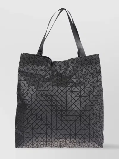 Bao Bao Issey Miyake Spacious Leather Tote With Geometric Triangular Design
