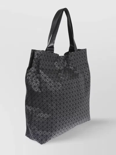 Bao Bao Issey Miyake Spacious Leather Tote With Geometric Triangular Design