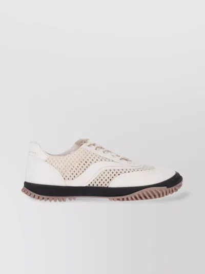Stella Mccartney S Wave Sport Sneakers With Mesh Panels In White