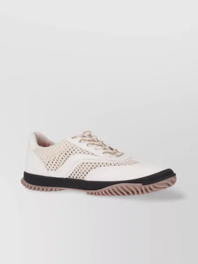Stella Mccartney S Wave Sport Sneakers With Mesh Panels In White