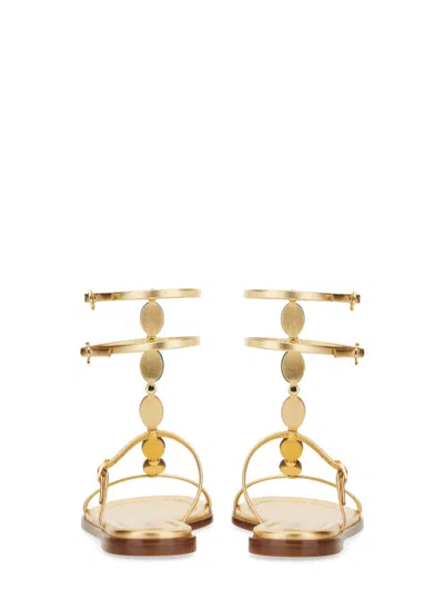 Gianvito Rossi Woman Sandals Camel Size 7.5 Leather In Beige