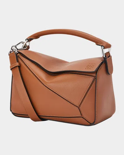 Loewe Women's Small Puzzle Edge Bag In Brown