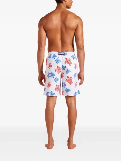 Vilebrequin Turtle-print Elastic-waist Swim Shorts In Multi