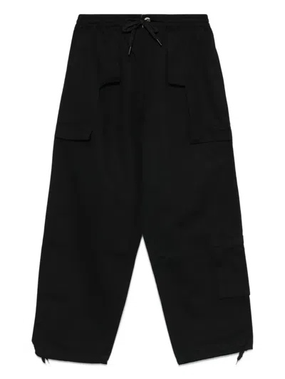Perks And Mini Cargo-pocket Trousers In Black