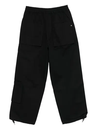Perks And Mini Cargo-pocket Trousers In Black