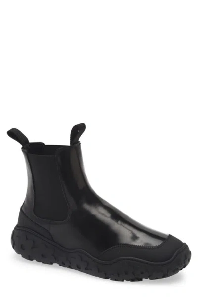 Cecilie Bahnsen Blanca Leather Chelsea Boots In Black