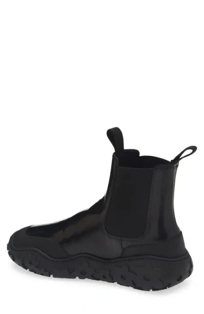 Cecilie Bahnsen Blanca Leather Chelsea Boots In Black