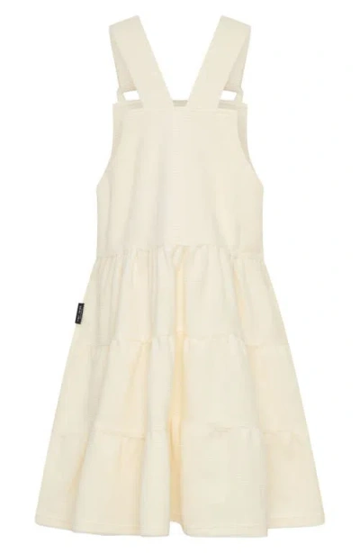 Tiny Tribe Kids' Corduroy Overall Dress In Yellow