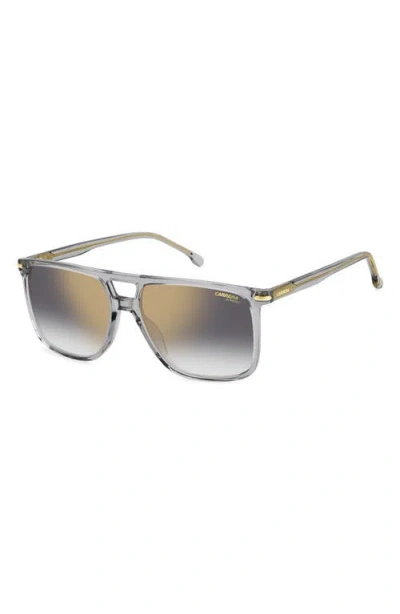 Carrera Eyewear 59mm Navigator Sunglasses In Gray