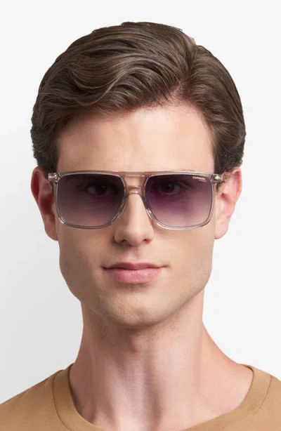 Carrera Eyewear 59mm Navigator Sunglasses In Gray