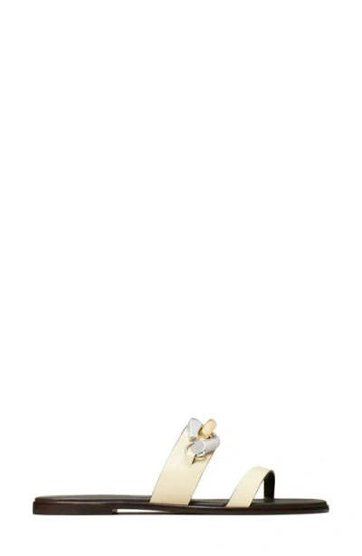 Tory Burch Jessa Two Band Slide Sandal In Neutral