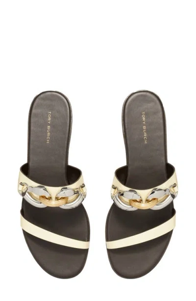 Tory Burch Jessa Two Band Slide Sandal In Neutral