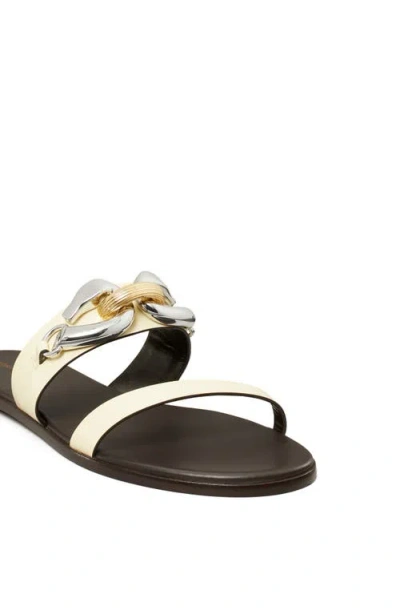 Tory Burch Jessa Two Band Slide Sandal In Neutral
