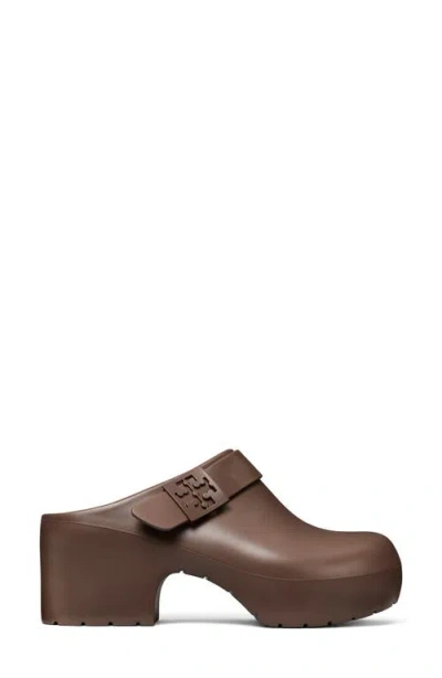 Tory Burch Mellow Platform Heeled Clog In White