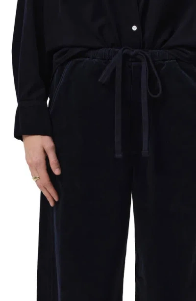 Citizen Of Humanity Citizens Of Humanity Aurora Pull-on Stretch Cotton Pants In Black