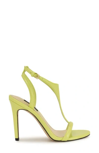 Nine West Women's Mandey T-strap High Stiletto Sandals In Yellow