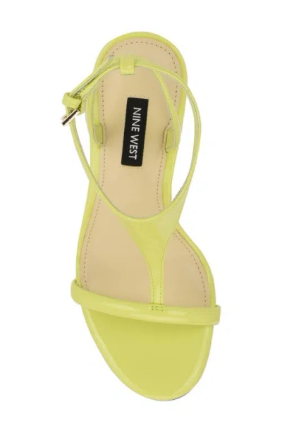 Nine West Women's Mandey T-strap High Stiletto Sandals In Yellow