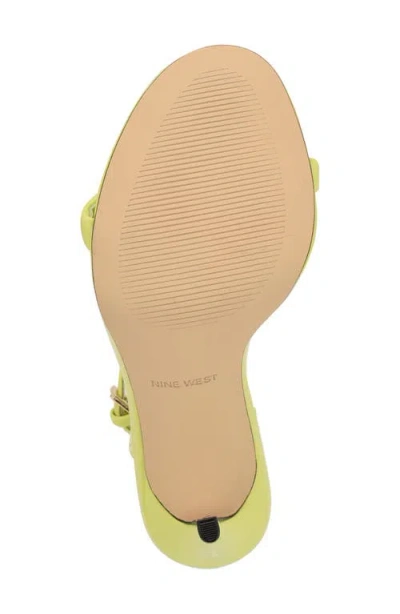 Nine West Women's Mandey T-strap High Stiletto Sandals In Yellow