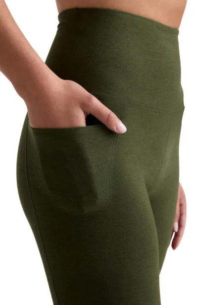 Beyond Yoga Everyday Space Dye High Waist Pocket Leggings In Green