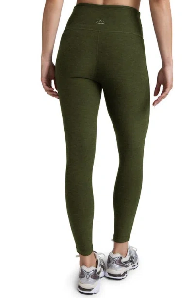 Beyond Yoga Everyday Space Dye High Waist Pocket Leggings In Green