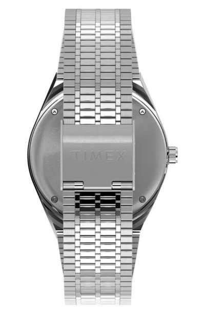 Timex X Secondeseconde Q Re-issue 38mm In Green