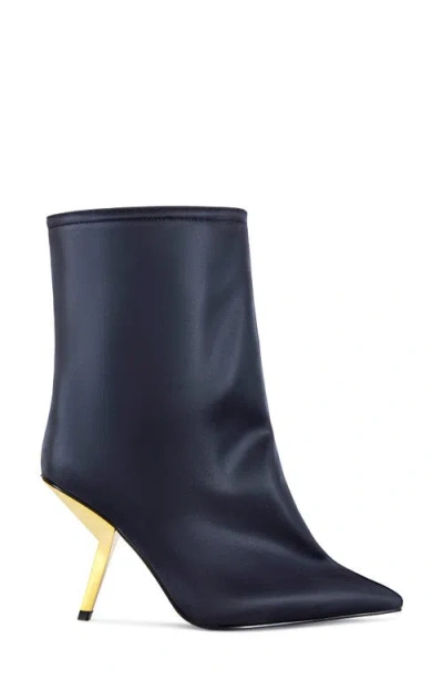 Azalea Wang Quinney Pointed Toe Bootie In Blue