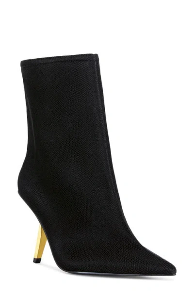 Azalea Wang Quinney Pointed Toe Bootie In Black