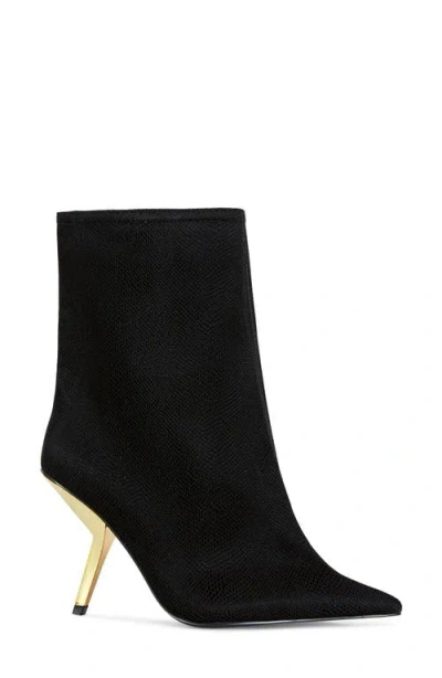 Azalea Wang Quinney Pointed Toe Bootie In Black