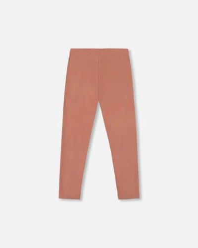 Deux Par Deux Super Soft Ribbed Leggings In Pink
