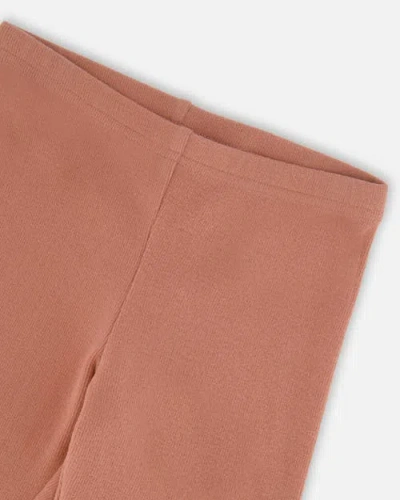 Deux Par Deux Super Soft Ribbed Leggings In Pink