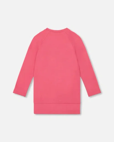 Deux Par Deux Super Soft Tunic Tee With Embroidery In White