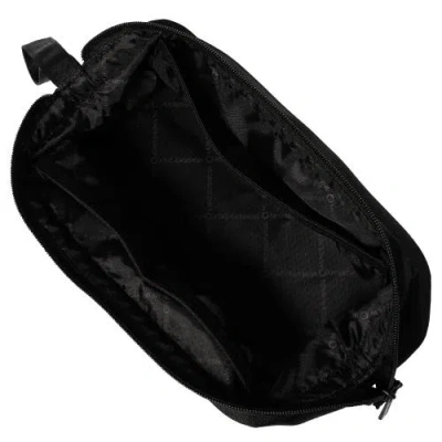 Members Only Travel Pouch With Zipper Closure In Black
