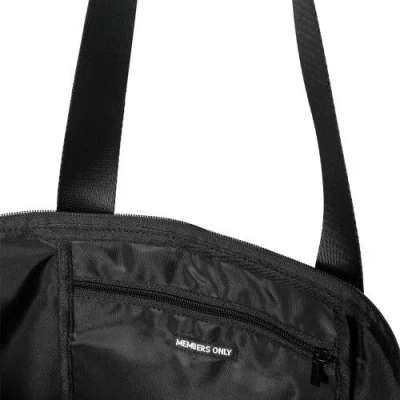 Members Only Packable Lightweight Travel Tote Bag In Black