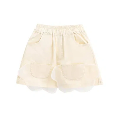 Mimi Tutu Mauve Cream Sequin Shorts Set In Pink
