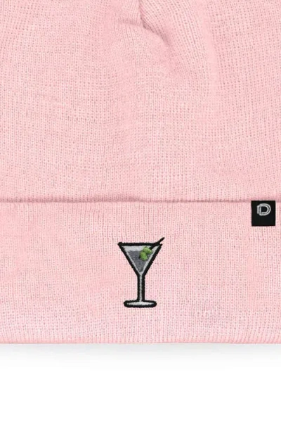 Dalix Martini Beanie Cap In Pink