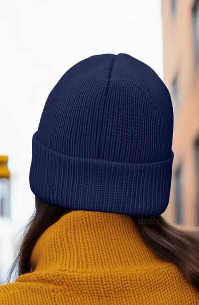 Dalix Martini Beanie Cap In Blue